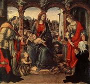 Fra Filippo Lippi Madonna with Child and Saints oil painting reproduction
